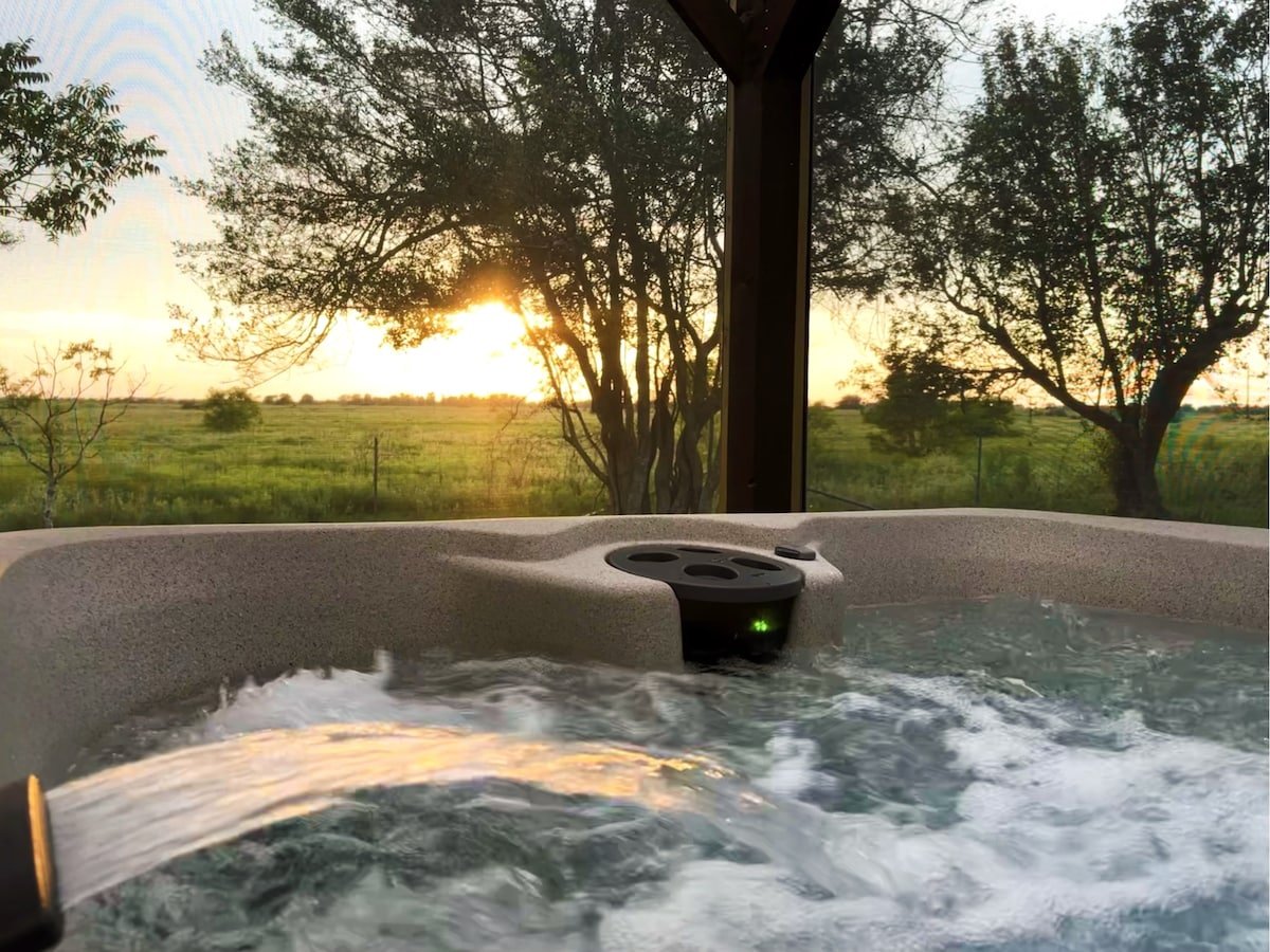 Sunset Bliss from Hot Tub